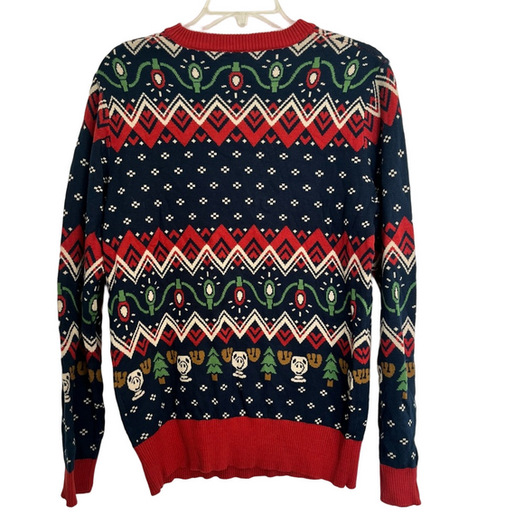 Griswold Family Christmas Sweater Ugly Sweater Men M Festive Holiday Color Crew - Picture 3 of 9